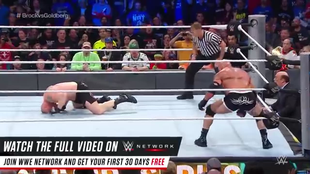 Brock lasnar vs golber wwe 2023