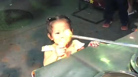 Ice Cream Vendor Sells Smiles