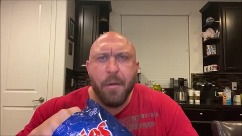 Man Eating Chips with insane chewing