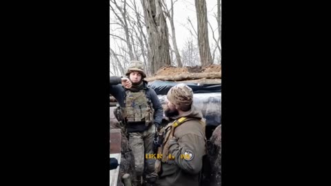 Death in Ukrainian trenches.