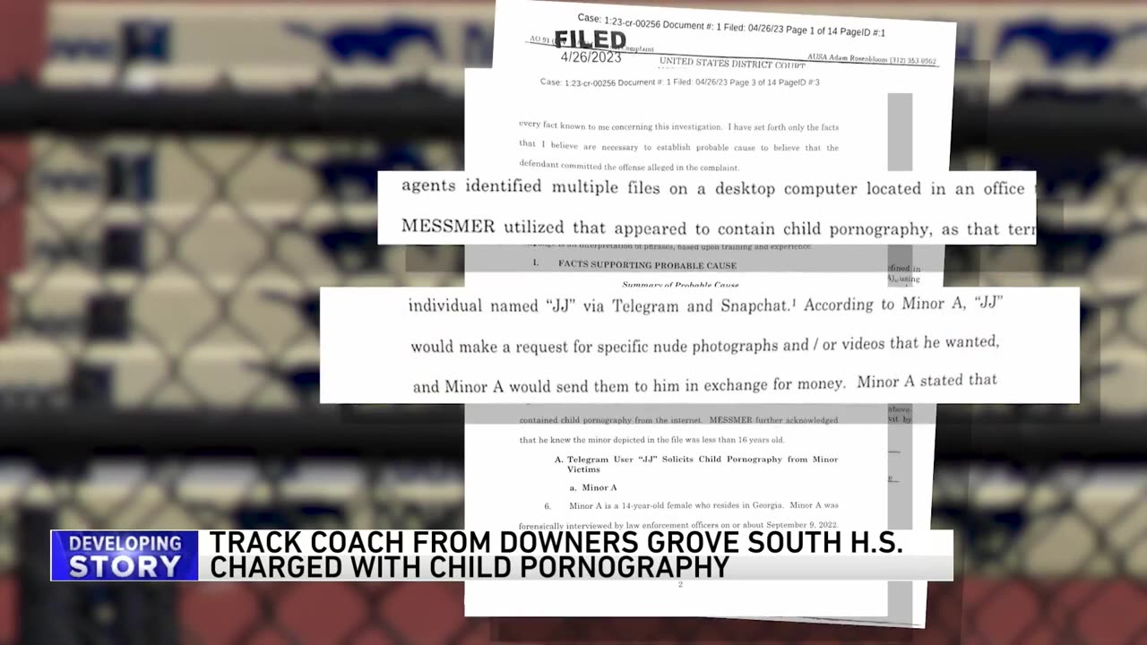 Downers Grove South High School (IL) Coach Arrested Kid Porn