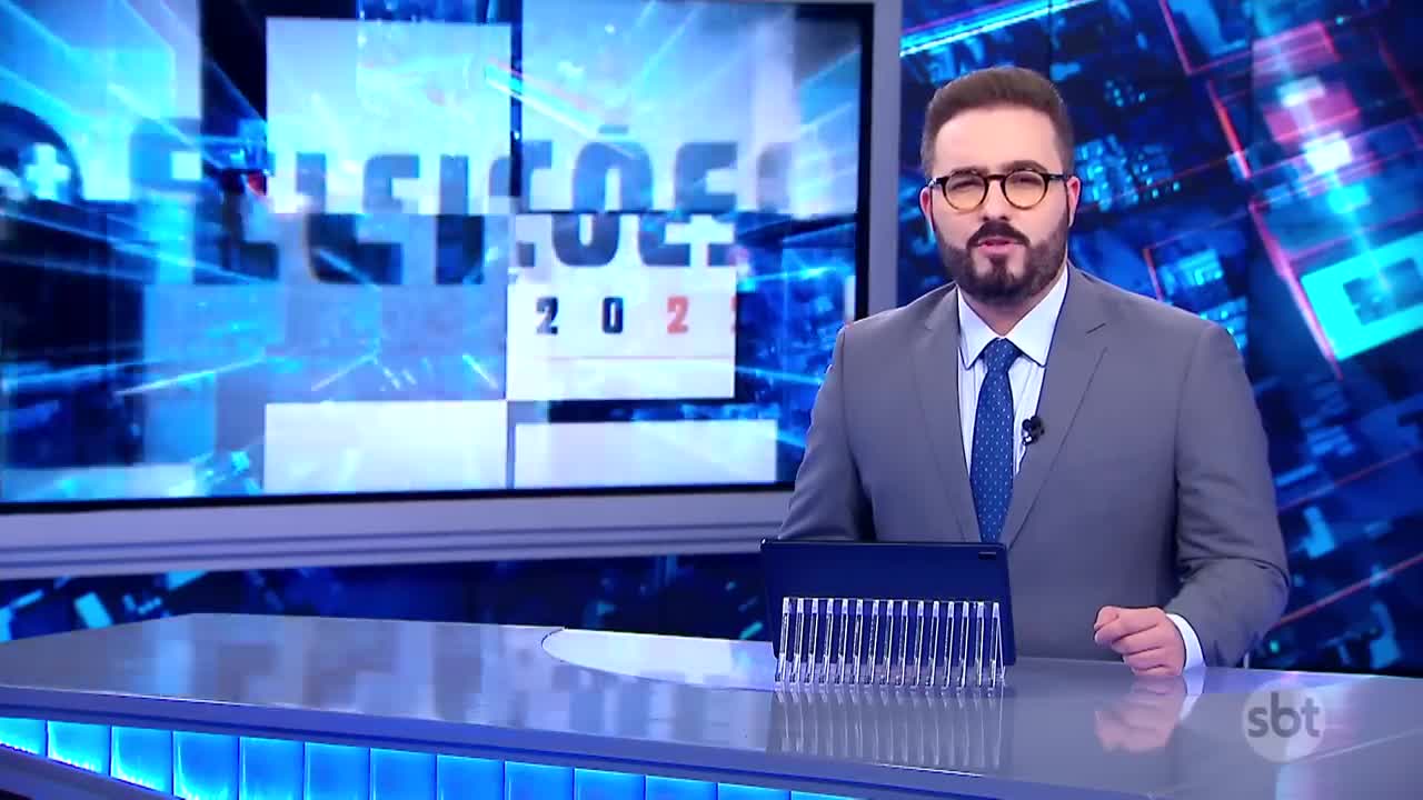 Média das pesquisas mostra cenários a 8 dias das eleições | SBT Brasil (23/09/22)