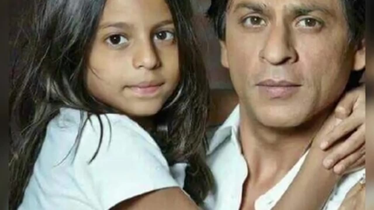 SRK with Cute daughter