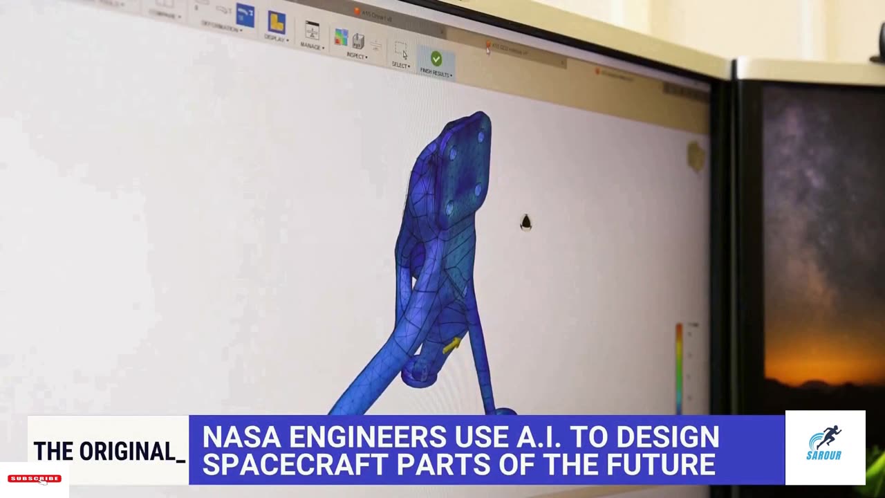 NASA engineers use A.I. to design spacecraft parts