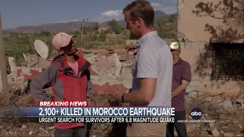 Morocco in more than 100 years, with over 2,100 people killed. New videos