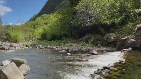 A perfect day at Iao Valley, Maui Hawaii