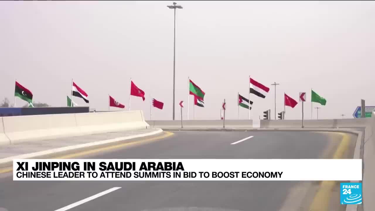 China's Xi Jinping arrives in Saudi Arabia for energy-focused visit • FRANCE 24 English