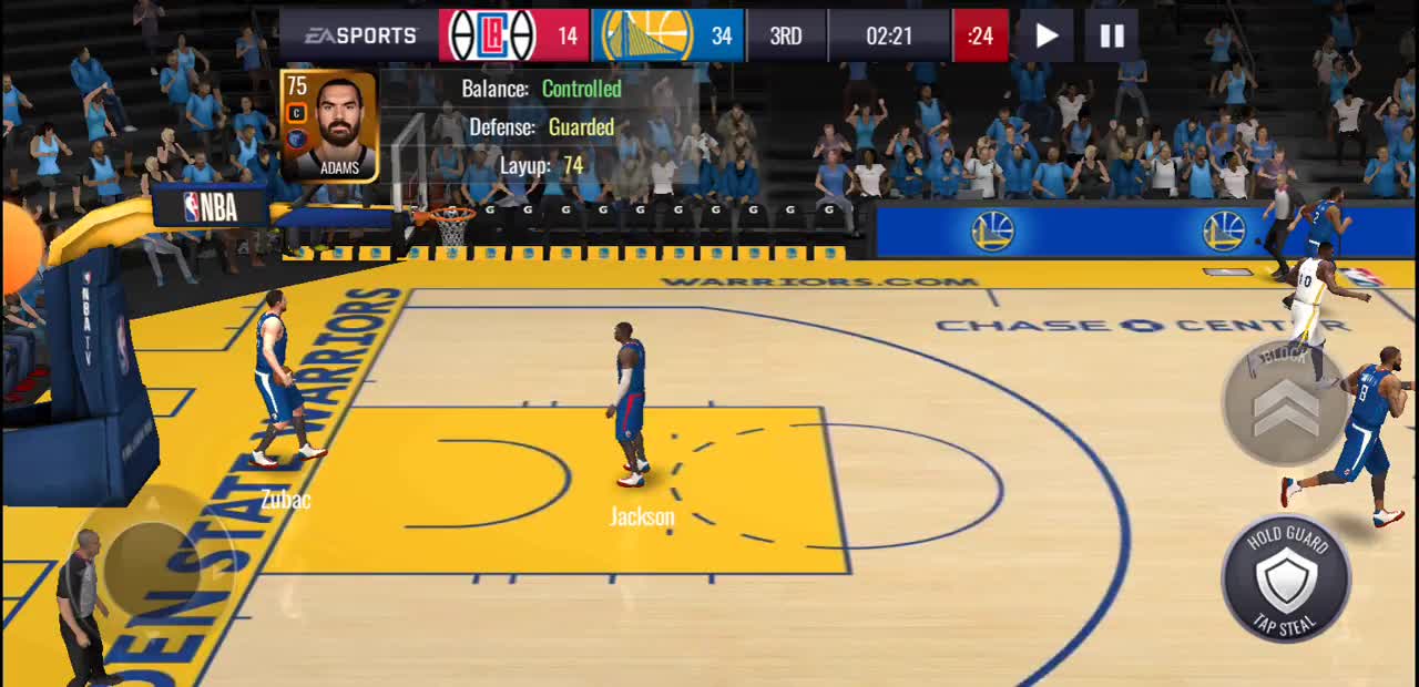 PLAYING NBA LIVE FOLLOW/LIKE