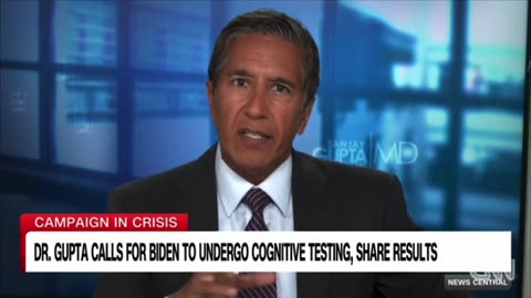 Neurosurgeon Dr. Sanjay Gupta calls on Biden to do cognitive testing