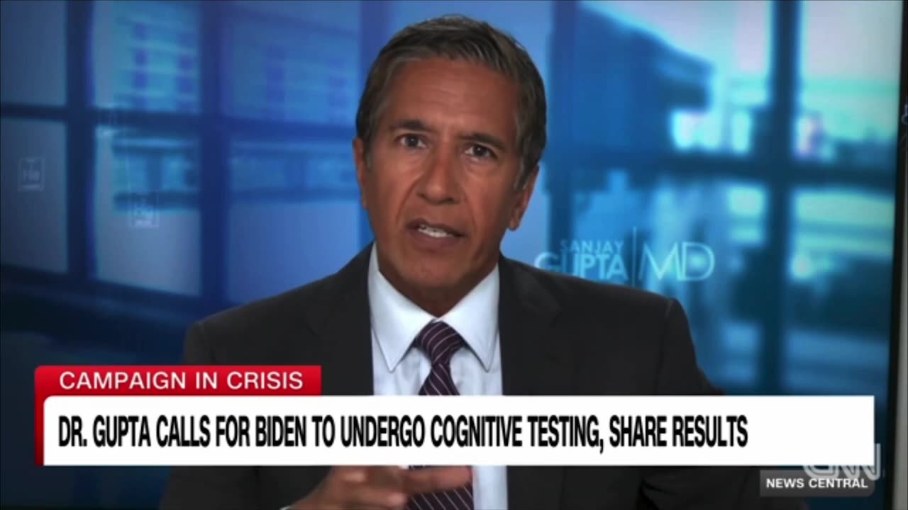 Neurosurgeon Dr. Sanjay Gupta calls on Biden to do cognitive testing