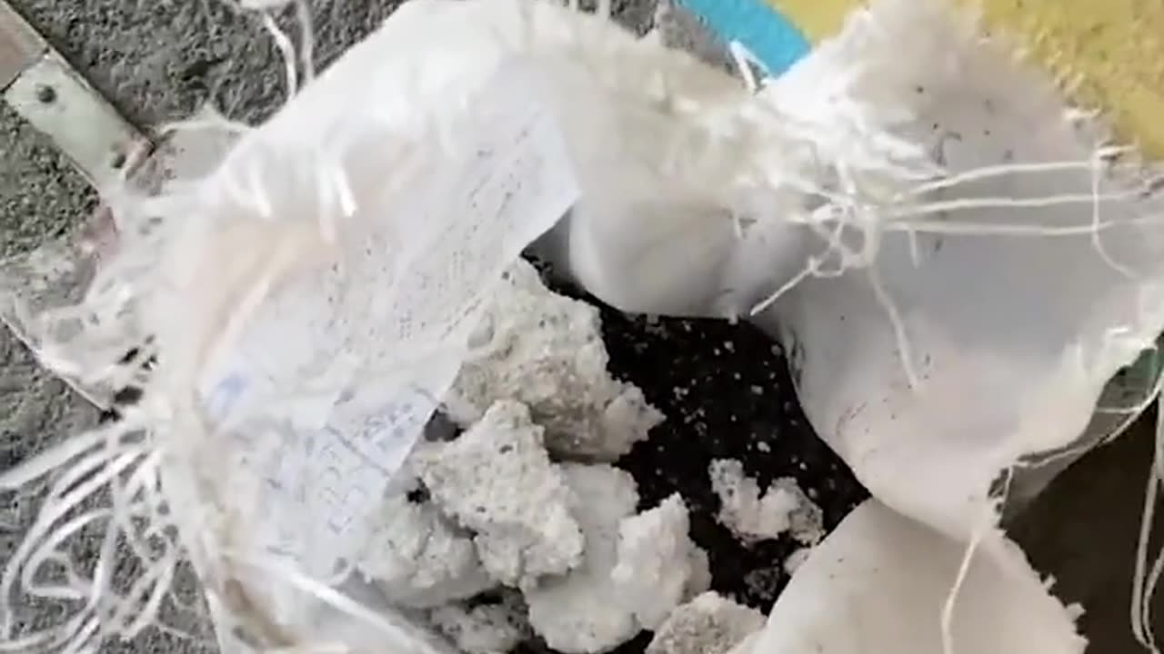 Renovation found plastic foam in the load-bearing wall