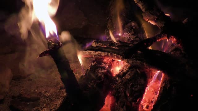 Fire flames