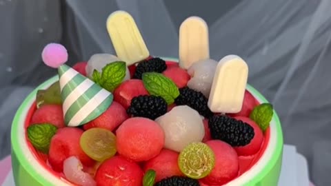 Watermelon Cake | Birthday Cake 🎂