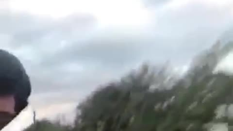 Funny biker