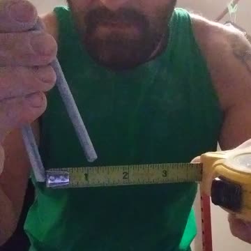 1/4"×8" cold rolled steel round bar bend