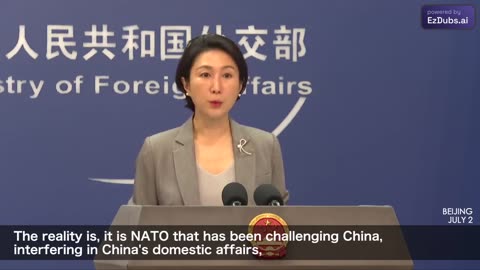 In Wirklichkeit ist es die NATO, die China herausfordert