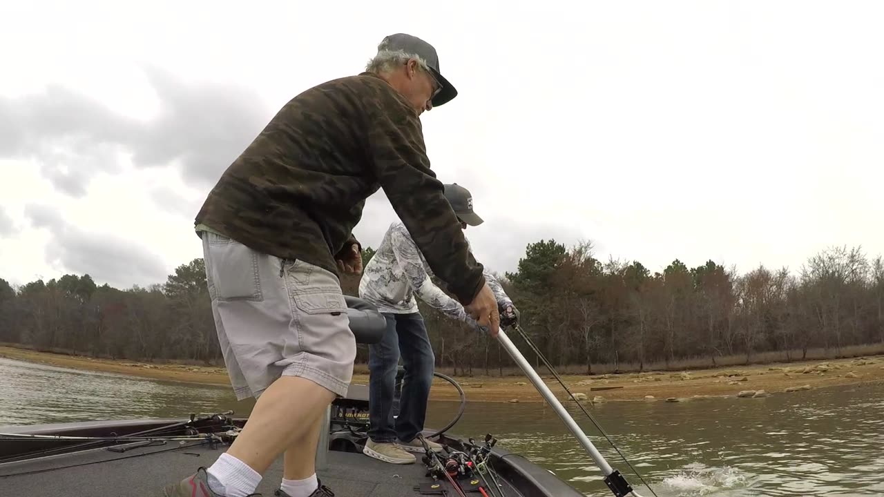 Day off from work Bass Fishing 2-15-23 Percy Priest Lake