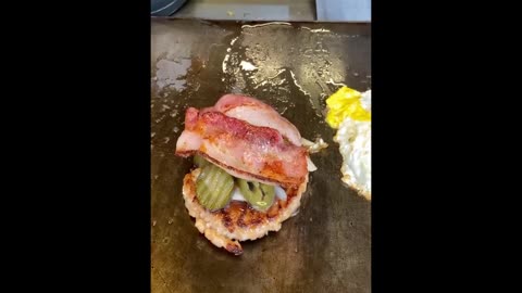 Wow Hand made Bacon Burger | Bacon made easy |