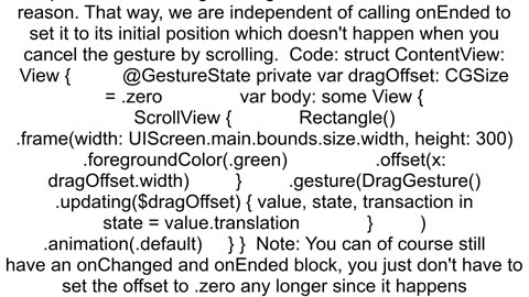 DragGestures onEnded never called if canceled by ScrollView