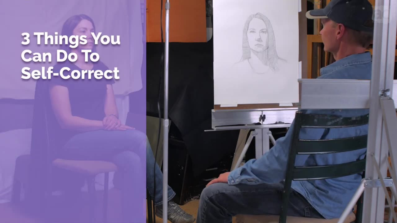 8 TIPS - DRAW A BETTER PORTRAIT (Realistic Face From Life)