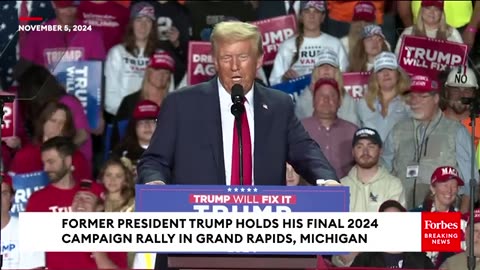 FULL EVENT: Trump Holds His Final Campaign Rally In Grand Rapids, Michigan