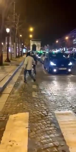 African migrant fucked around and found out in the streets of France. 🤭