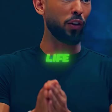 Depression is illusion by Andrew Tate.