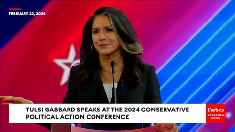 BREAKING NEWS: Tulsi Gabbard Defends Trump From Nikki Haley At CPAC As South Carolina Primary Nears