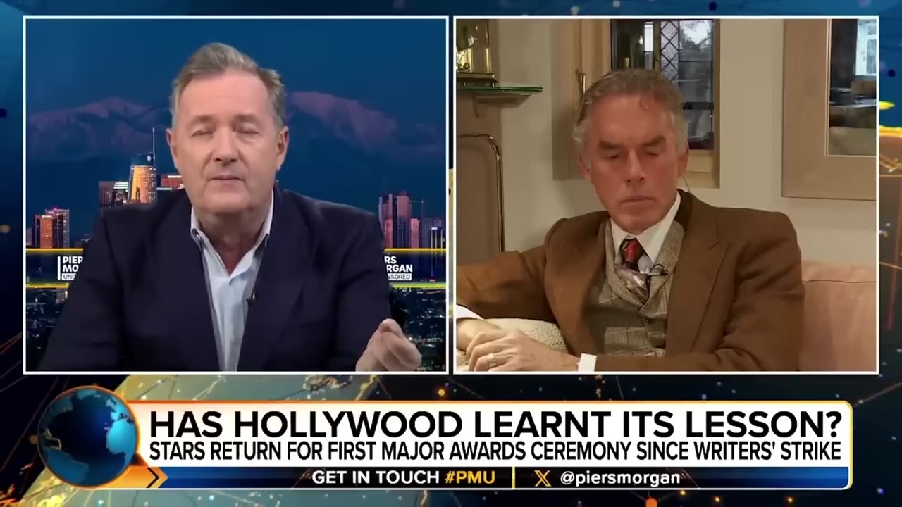 Jordan Peterson & Piers Morgan Notice Something About the Golden Globes No One Noticed