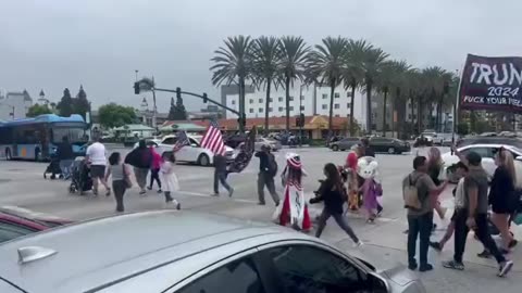 Cali Trump Supporters Come Out To Support Donald J. Trump