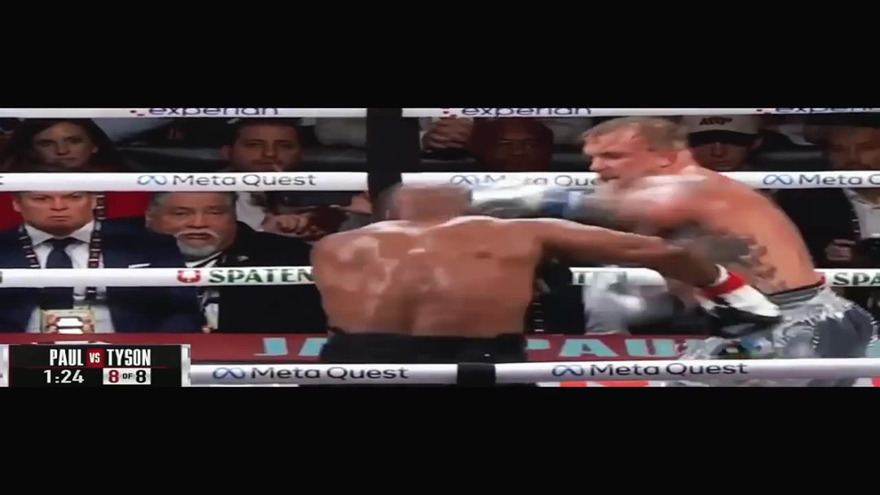 Jake Paul vs. Mike Tyson FIGHT HIGHLIGHTS #shorts #highlights #jakepaul #miketyson