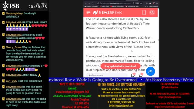 2021-12-04 19:00 EST - On a Wing and a Prayer: with Deb65 & Barb