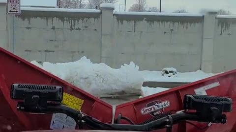 1821# Jeep Wrangler plowing snow