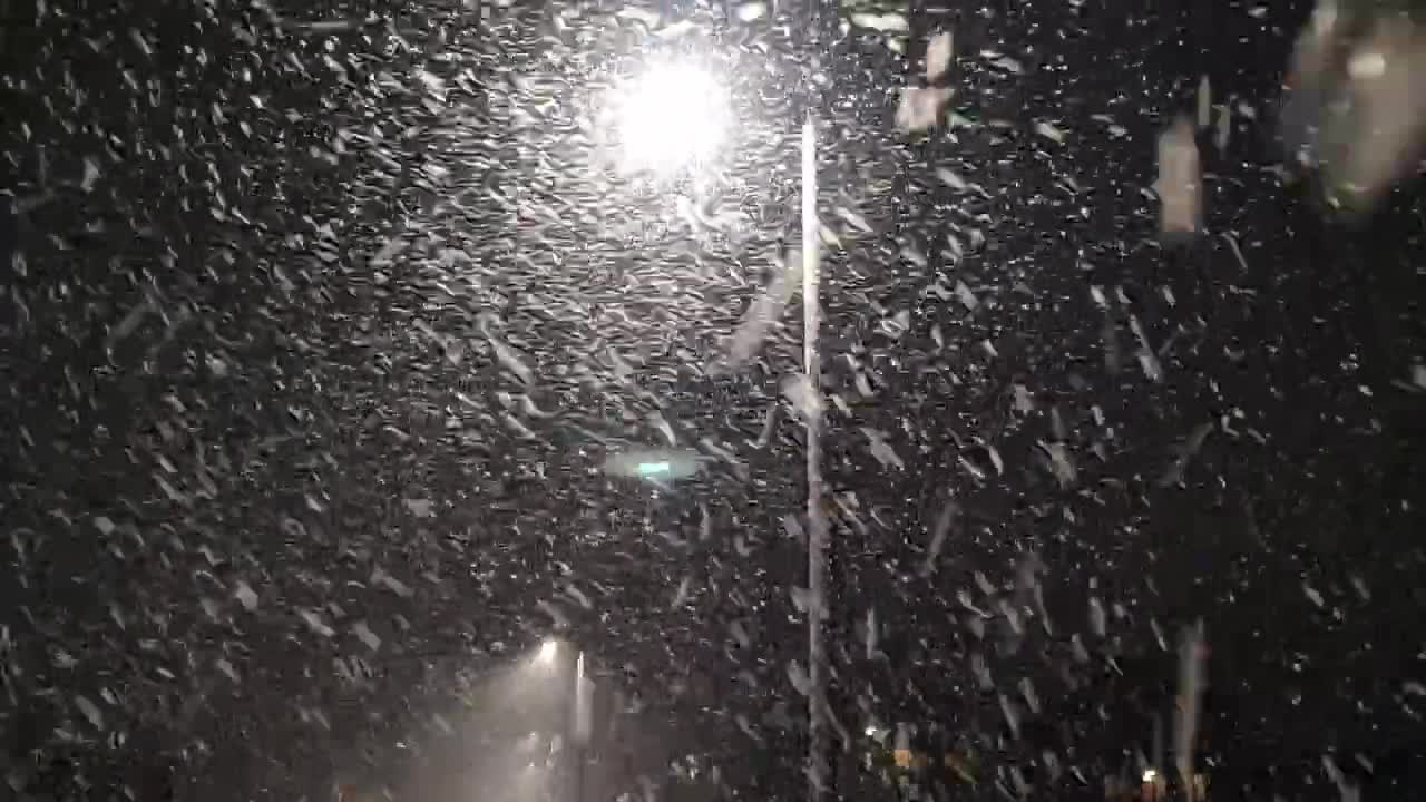 Intense Snowfall Longyearbyen (Svalbard), November 2018