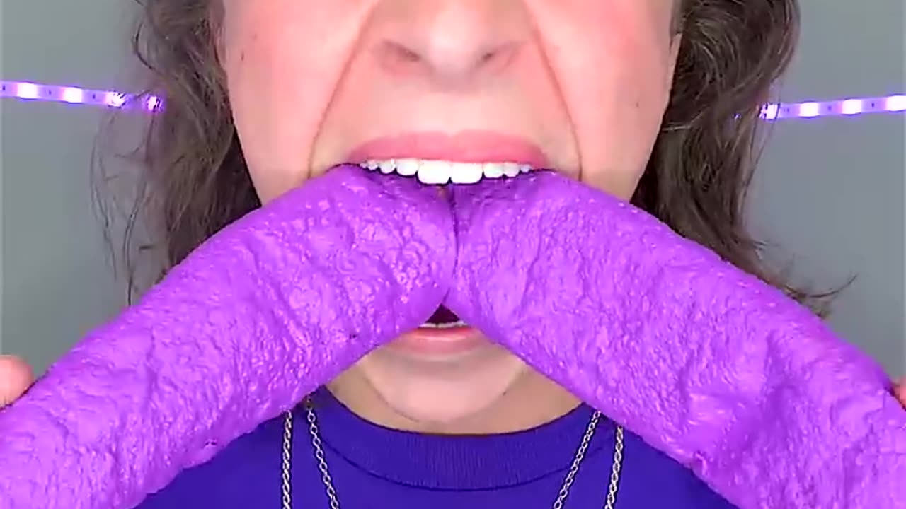 Spicy Purple Food ASMR!? 🥵