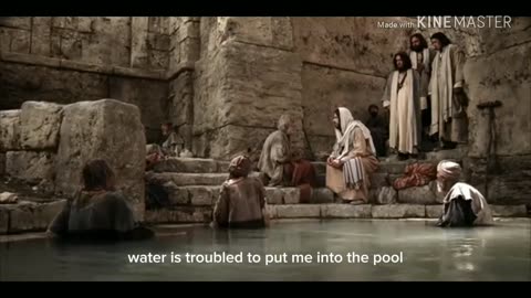 Jesus Heals the Man at the Pool of Bethesda. #foryoupage #WordOfGod #Godsmiracle