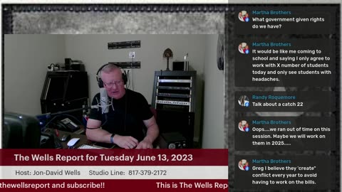 The Wells Report for Tuesday, June 13, 2023