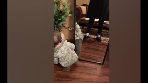 Who Are You? Funniest Baby Look At The Mirror Compilation