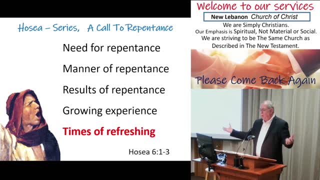 Hosea (3) A Call To Repentance