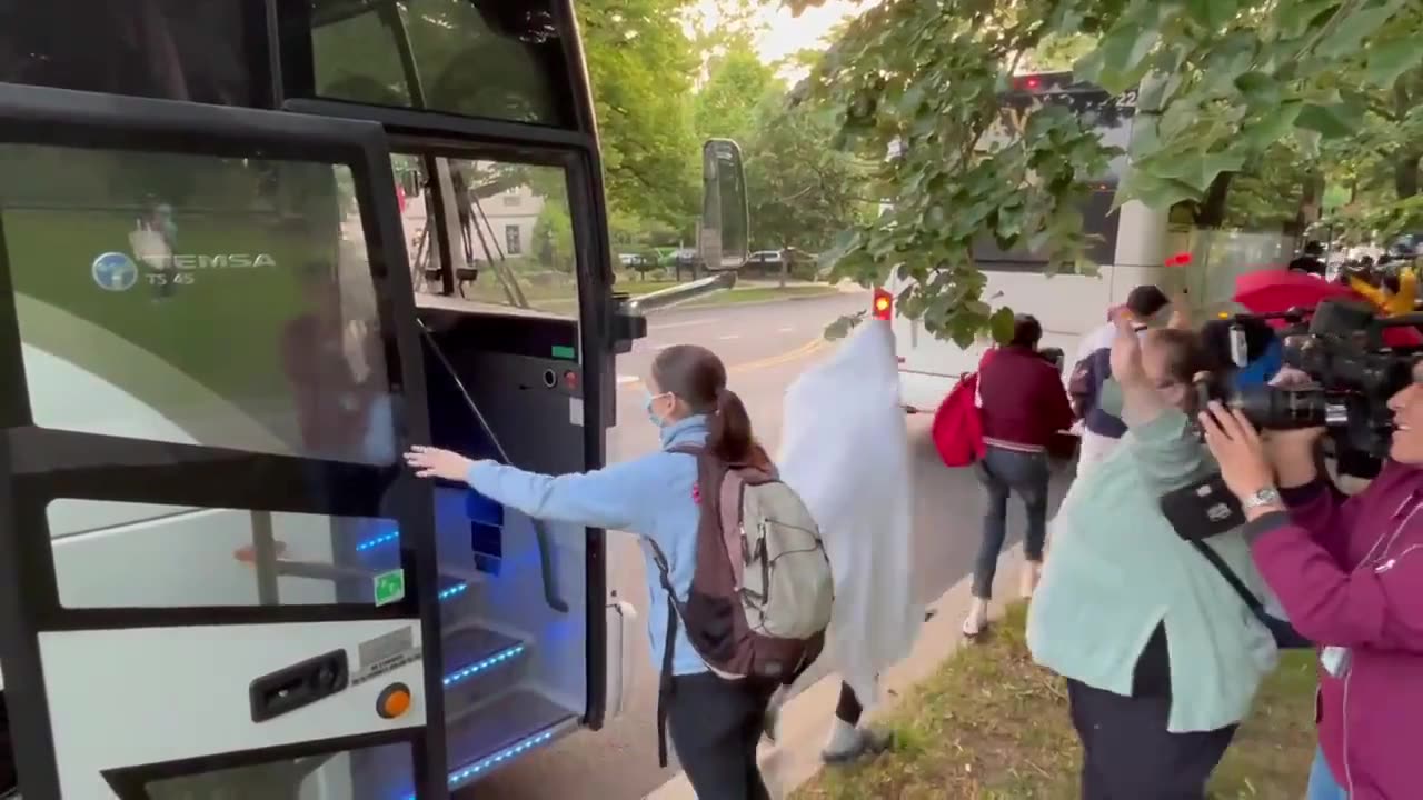 Illegal Immigrants Are Dropped Off Right Outside Kamala's House