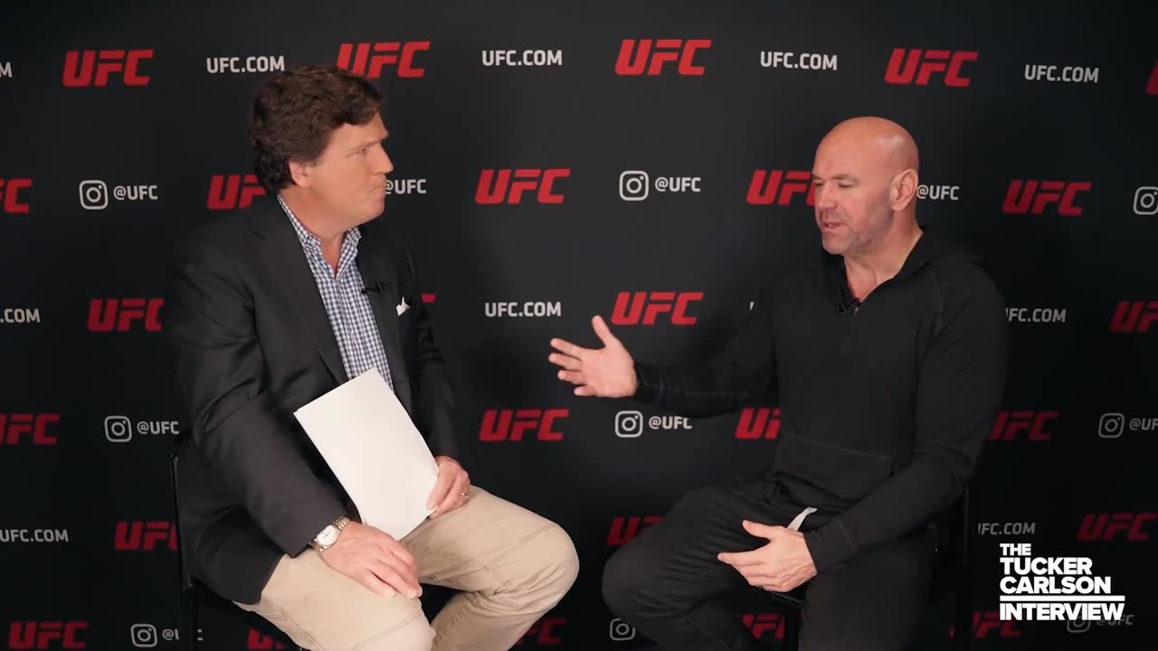 Tucker Carlson💥Speaks🎙️With👉Dana White👀💥🔥😎