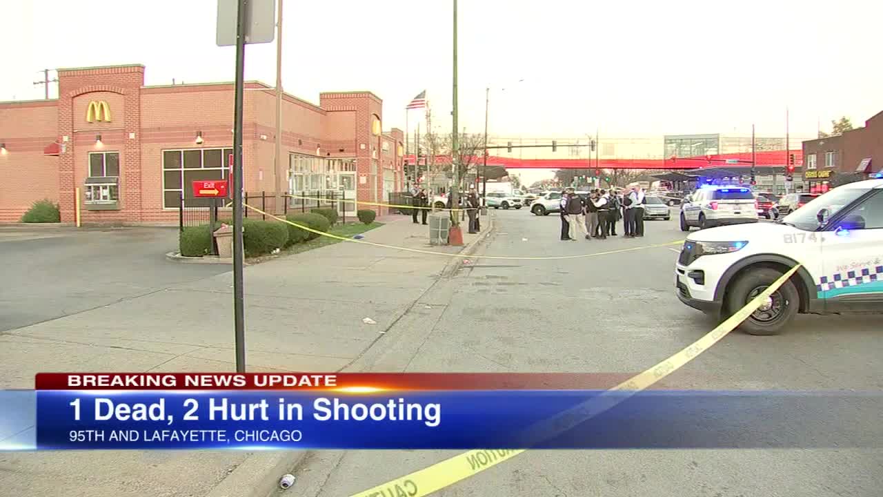 1 dead, 2 wounded in shooting outside Chicago McDonald's