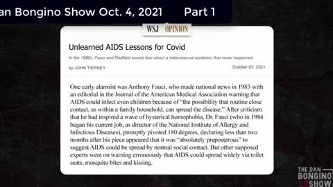 Dr. Anthony Fauci and AIDS Pandemic - Then and Now - Part 1