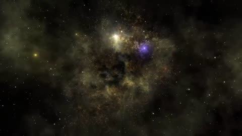 Our Galaxy into Space Nebula and Black Hole Stock Footage HD Video