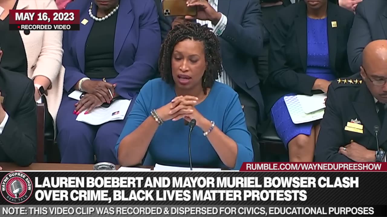 Rep. Boebert And Mayor Muriel Bowser Clash Over Crime, Black Lives Matter Protests