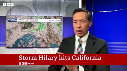 Tropical Storm Hillary Hit California with state of emergency declared