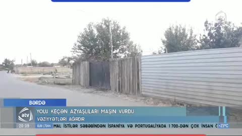 Bərdədə 3 uşağı maşın vurdu