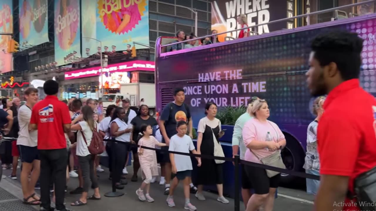 New York City Walking Tour 4k 7th Avenue - Manhattan Walk Times Square