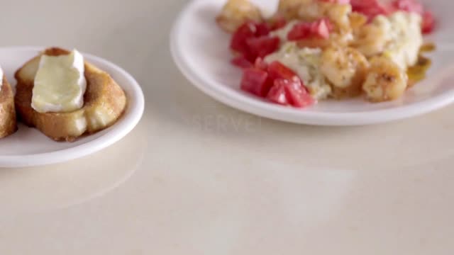 Tomato Garlic Shrimp Corn and Maple Sticky Bread