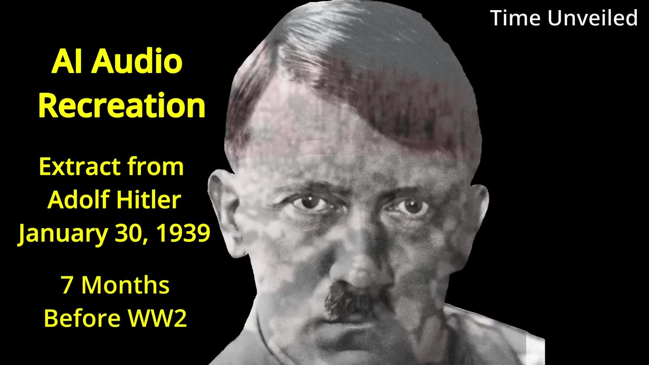 Adolf Hitler in English AI reconstruction before WW2